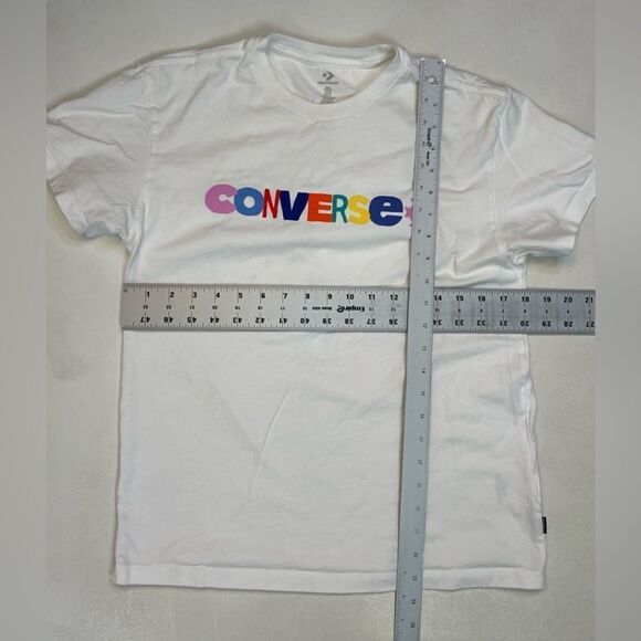 Converse Fruit Medley Graphic T-shirt Women Medium White Short Sleeve - Picture 7 of 7